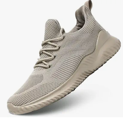 Men's Non Slip Running Shoes Ultra Light Breathable Casual Walking Shoes Fashion Sneakers Mesh Workout Sports Shoes